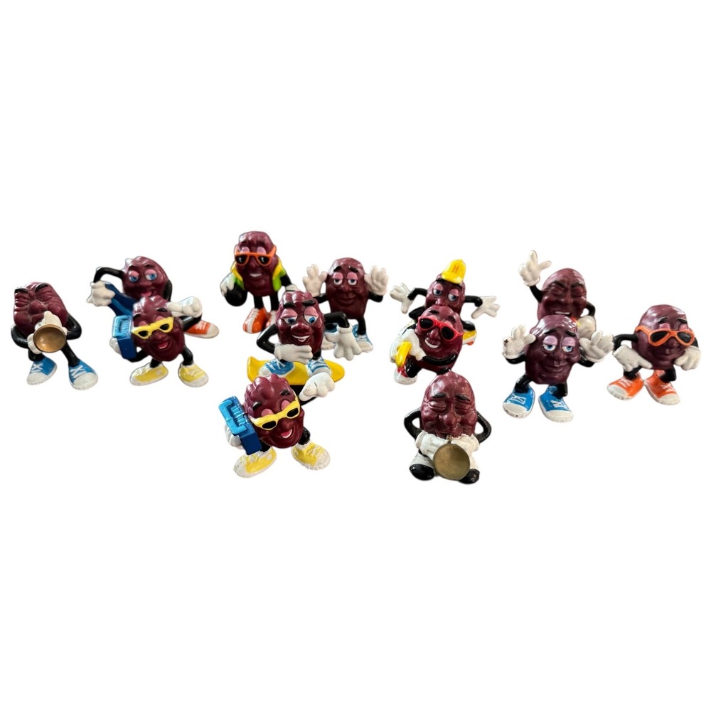 The California Raisins Figures Lot 13pc Vintage Collectible‎ Toys